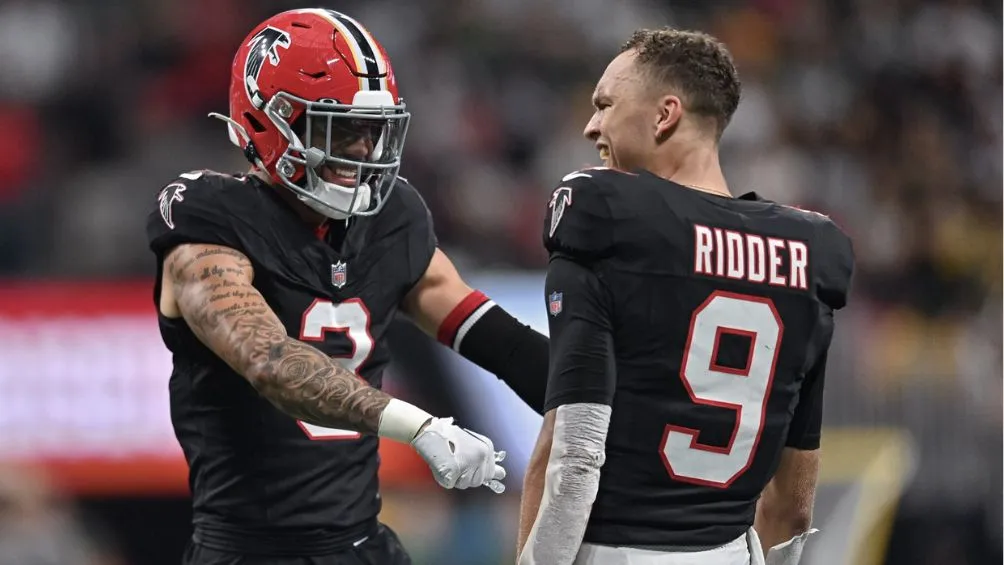 Ridder celebra la victoria ante Green Bay