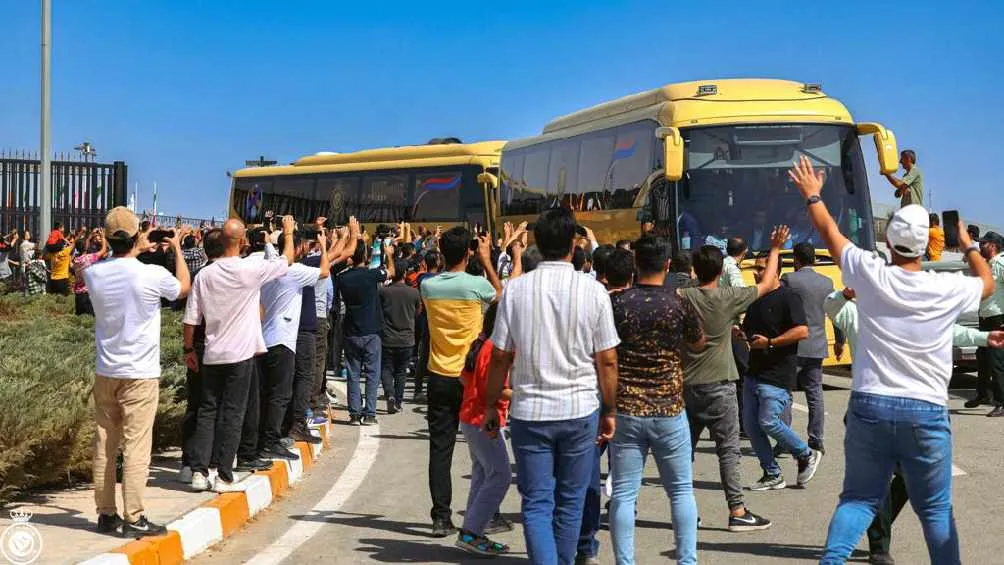 Aficionados en Teherán querían ver a CR7