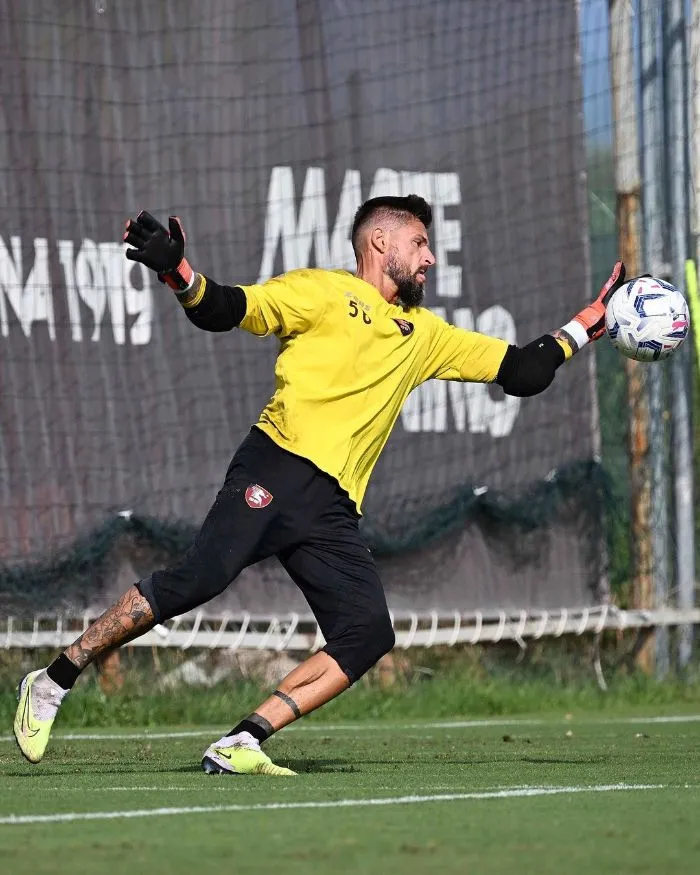 Entrenamiento del Salernitana
