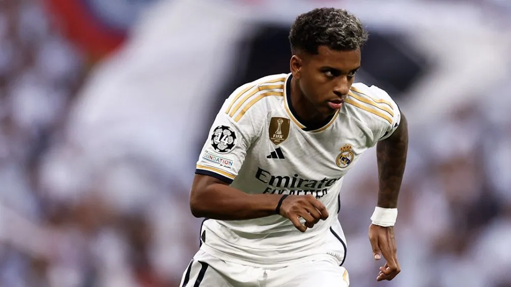 Rodrygo durante el partido