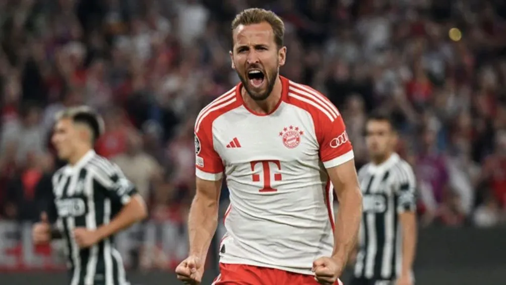 TWITTER: @ChampionsLeague Harry Kane celebra su gol en Champions