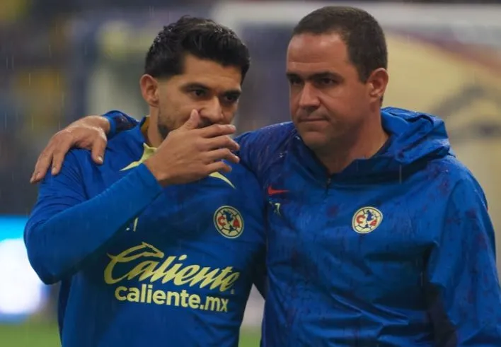 MEXSPORT Henry Martín y Jardine previo a un juego de las Águilas