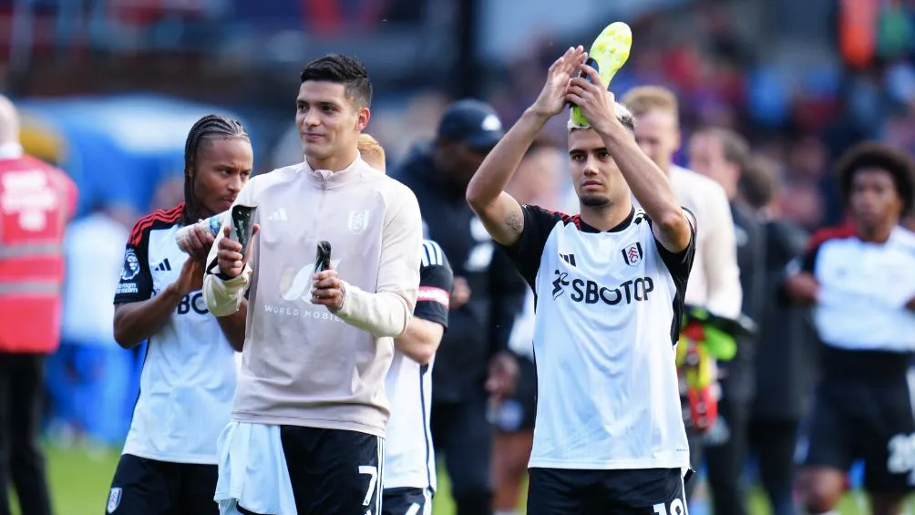 Jiménez y Pereira luego del empate ante Crystal Palace