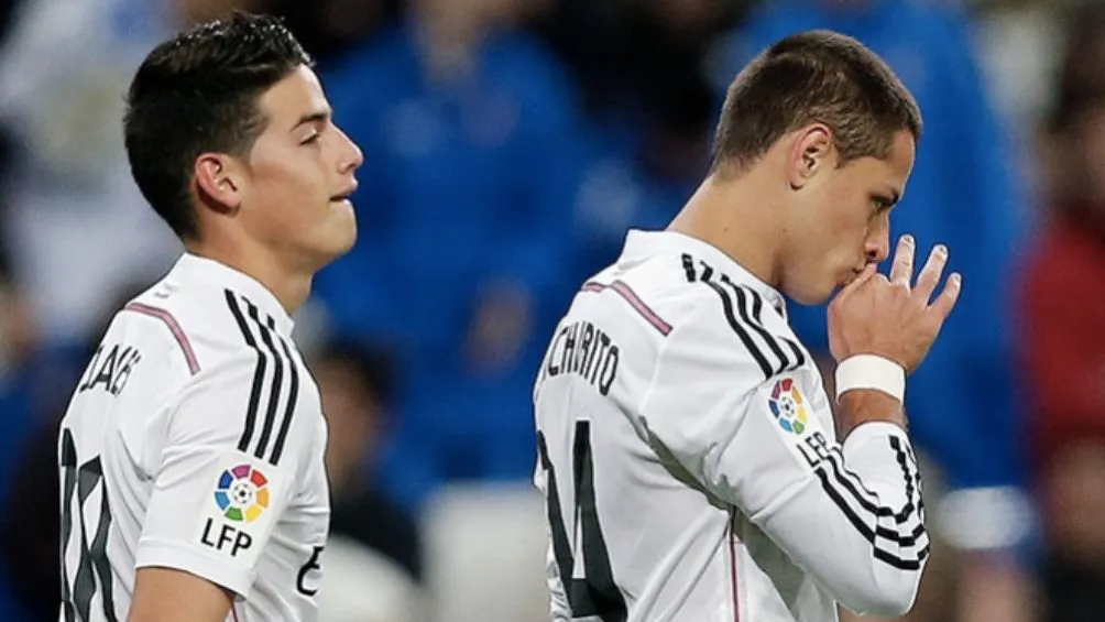 El mexicano junto a James Rodríguez