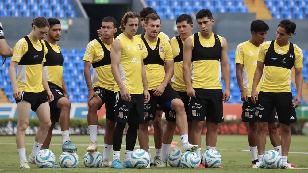 Los jugadores mexicano de Tigres