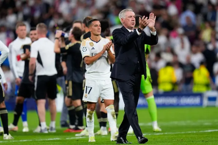 AP Carlo Ancelotti durante un partido