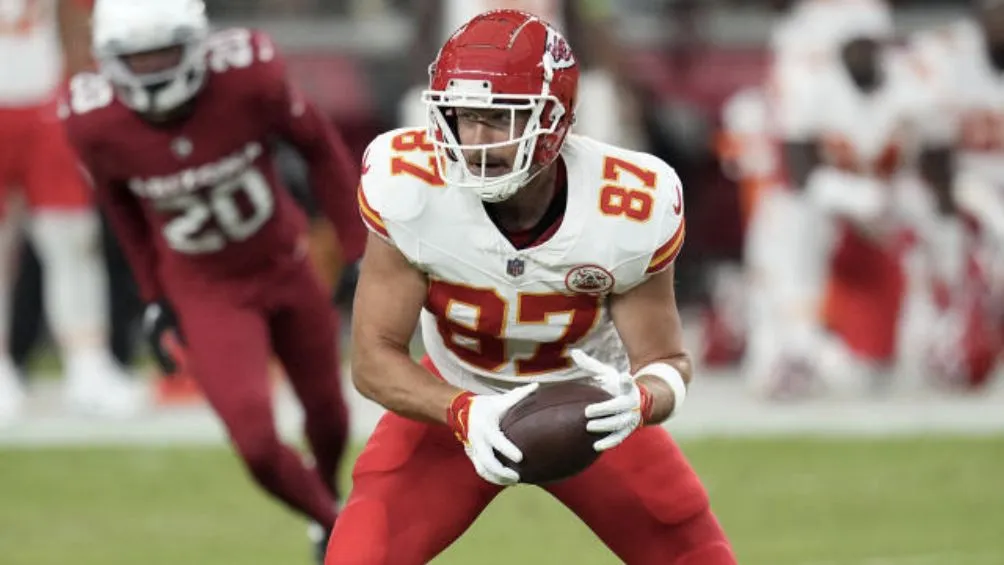AP Kelce durante un partido
