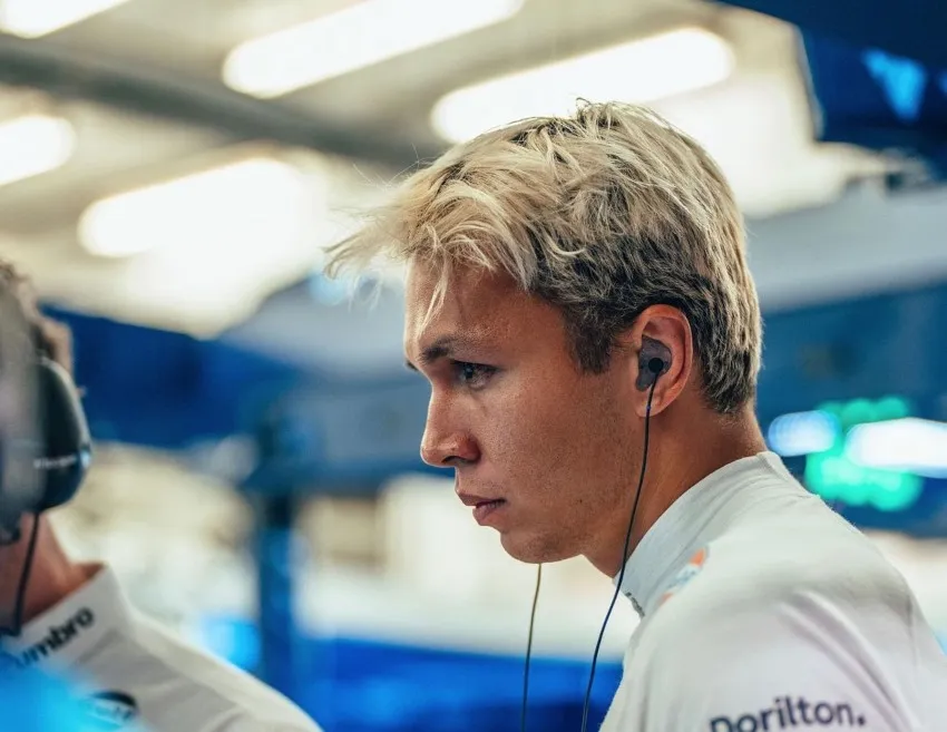 Albon con la escudería Williams