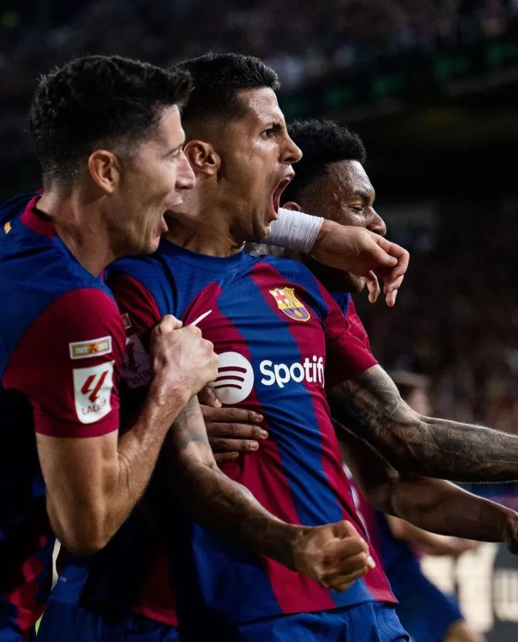 INSTAGRAM: @fcbarcelona Cancelo metió el gol del triunfo