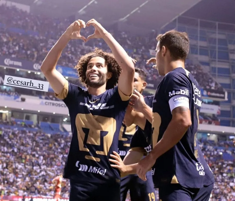 Chino huerta es el goleador del equipo