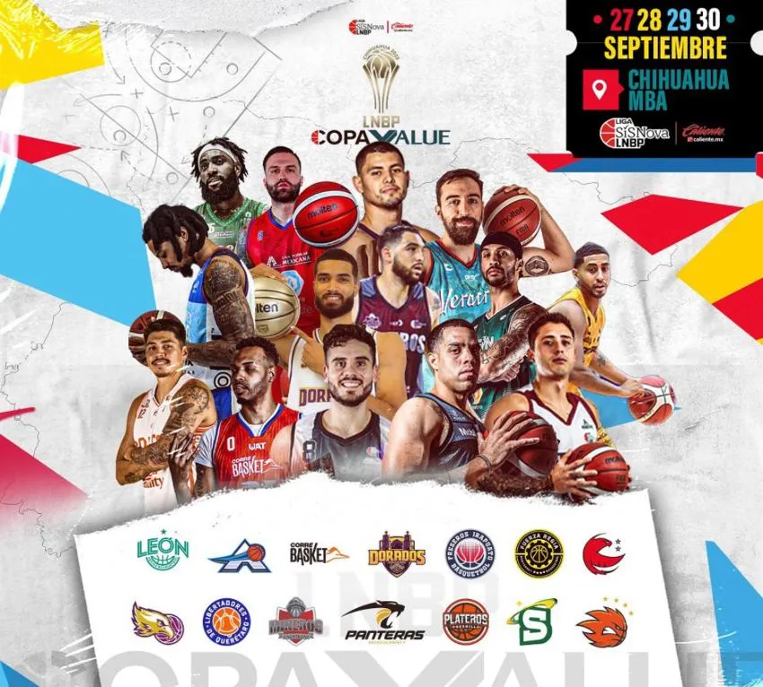 Algunos de los jugadores de los equipos participantes