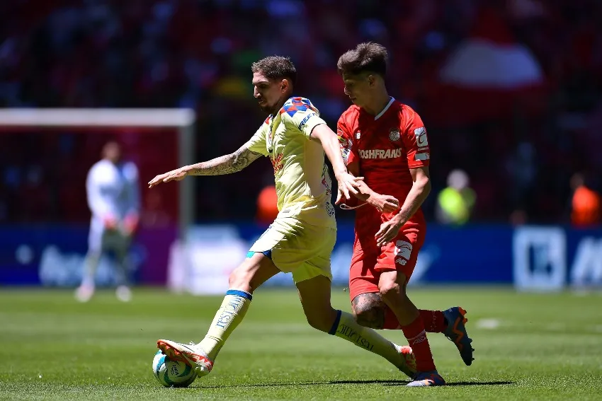 Valdés salió de cambio ante Toluca