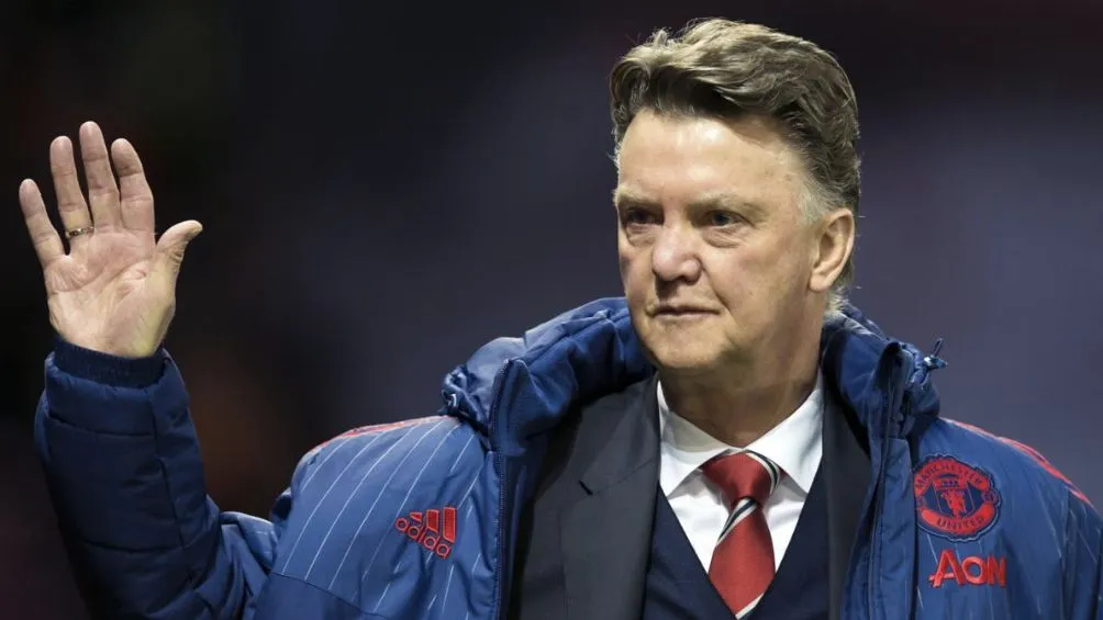 Van Gaal en su etapa en Inglaterra