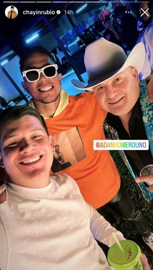 Carlos Salcedo festejó su cumpleaños