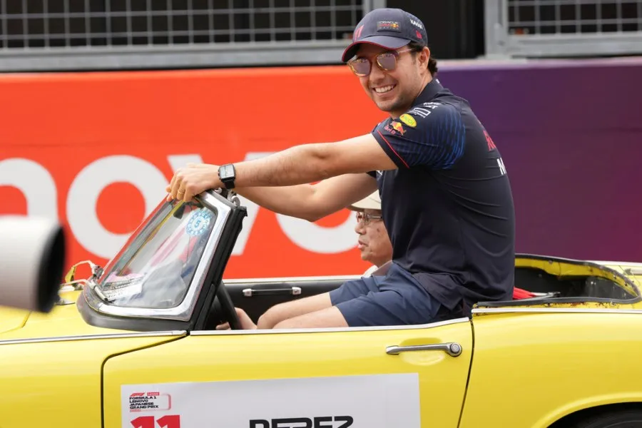AP Checo Pérez, piloto mexicano de Red Bull