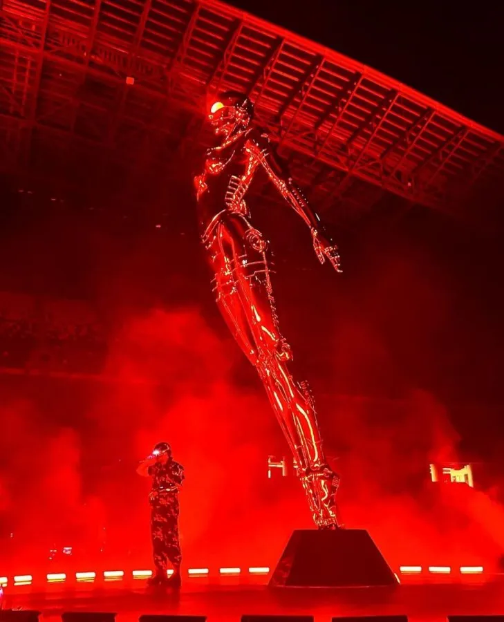 Escenografía de The Weeknd en el Estadio BBVA