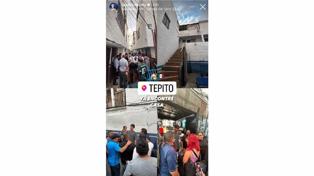 CAPTURA DE PANTALLA INSTAGRAM El chileno turisteó por Tepito