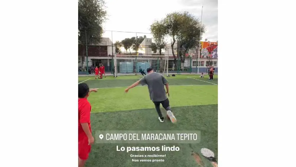 CAPTURA DE PANTALLA INSTAGRAM Lichnovsky jugó con aficionados