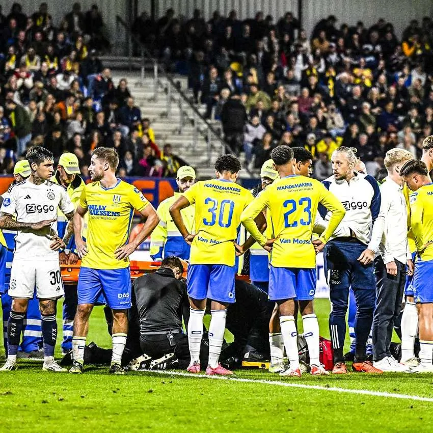 Etienne Vaessen quedó desmayado tras golpe en la cabeza