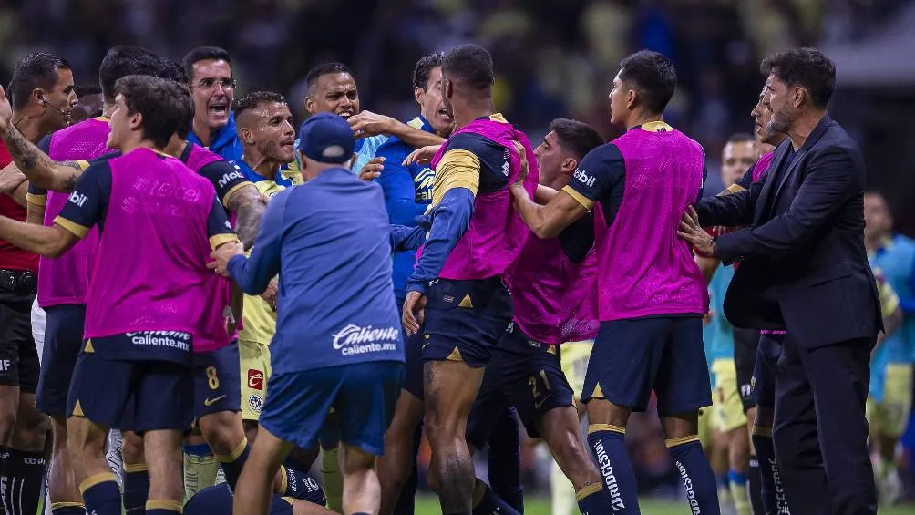 El partido se calentó