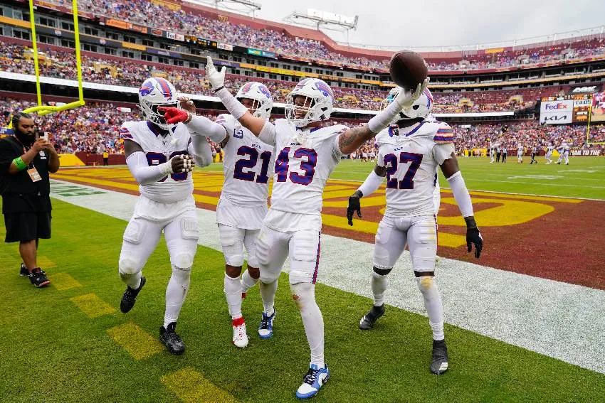 Bills en celebración de TD