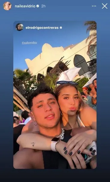 INSTAGRAM Nailea Vidrio disfruta junto a Rod Contreras