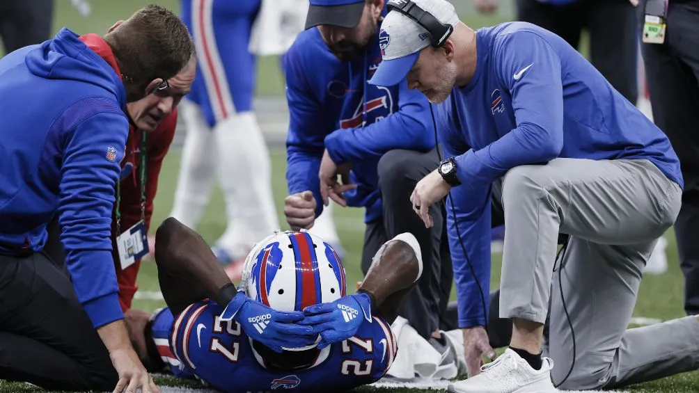 White al momento de lesionarse