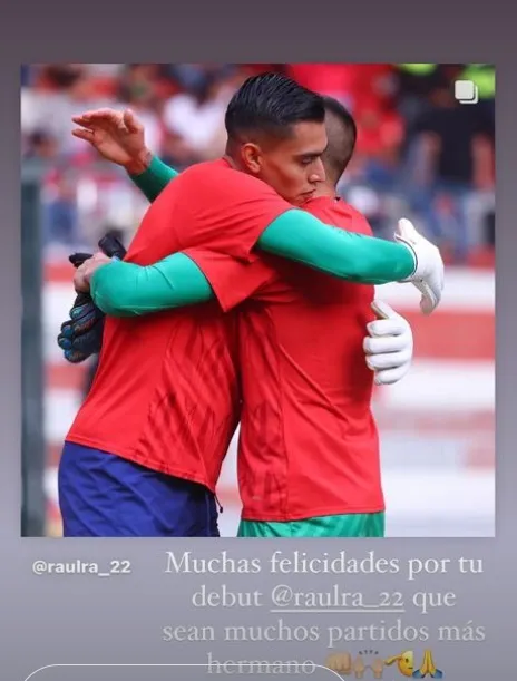 INSTAGRAM @miguejimenez90 Mensaje de apoyo del 'Wacho'