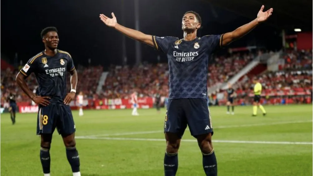 El inglés celebrando un gol ante Girona
