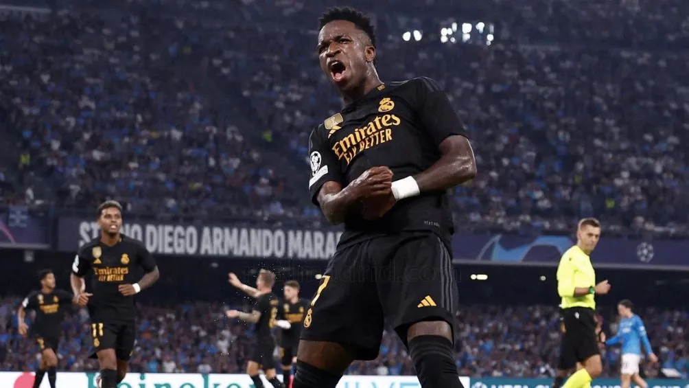 REAL MADRID Vinicius marcó en su retorno a Champions
