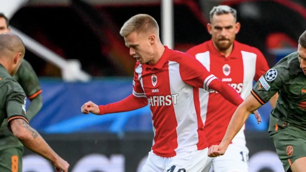 TWITTER: @ChampionsLeague Antwerp terminó perdiendo el encuentro