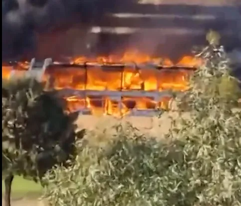 Campo de golf sufrió un incendio