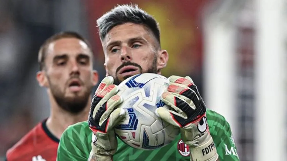 El delantero evitó el gol del empate sobre el final del partido