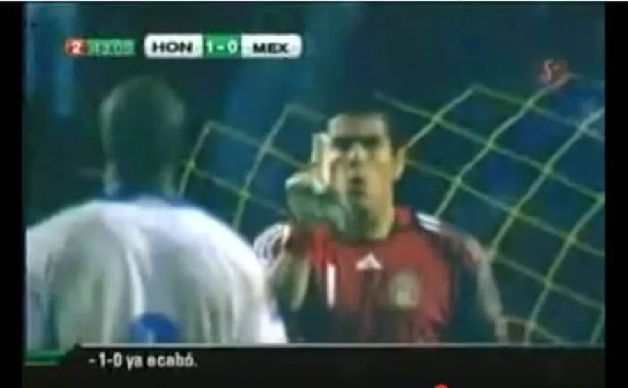 CAPTURA DE PANTALLA: VIDEO Oswaldo Sánchez contra Honduras en Eliminatoria Mundialista