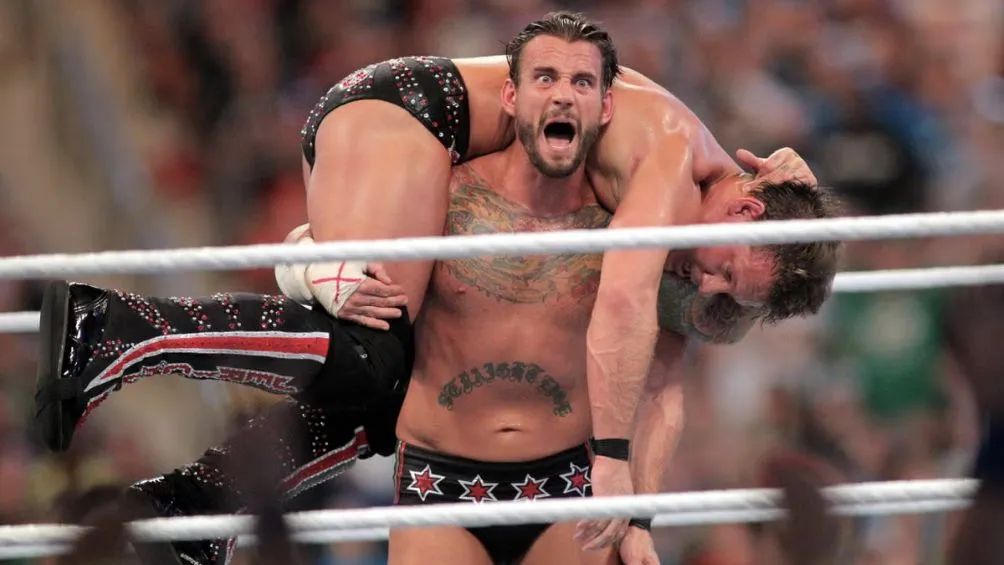 El oriundo de Chicago durante una lucha