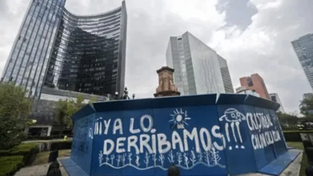 La glorieta donde fue removido Cristobal Colón