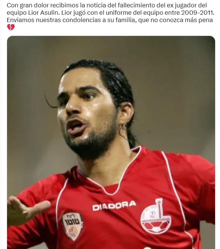 Su club se despidió de Lior Assulin