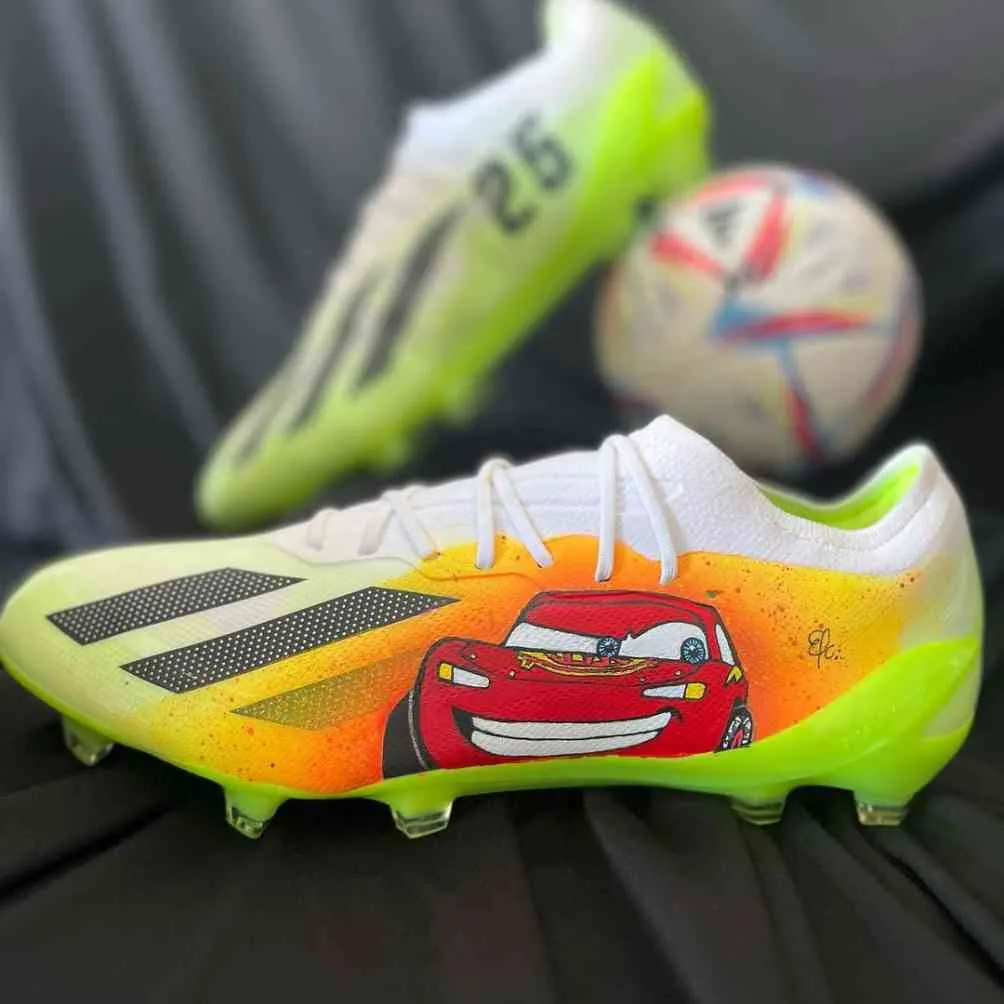 Rayo McQueen fue el personaje elegido por el futbolista