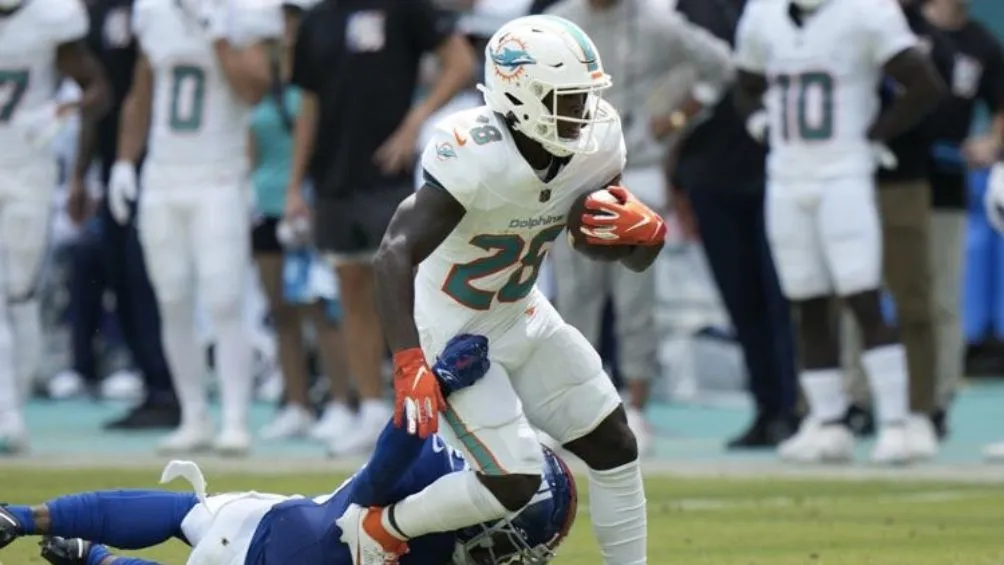 Momento en el que se lesionó Achane