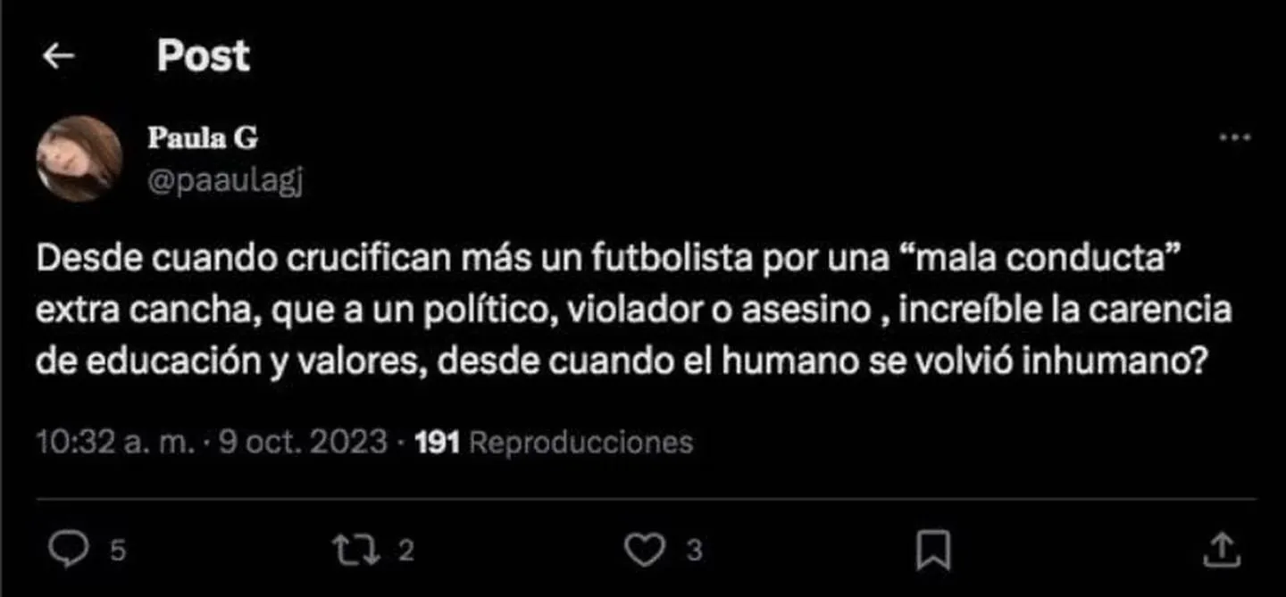 El mensaje de la esposa de Alexis Vega