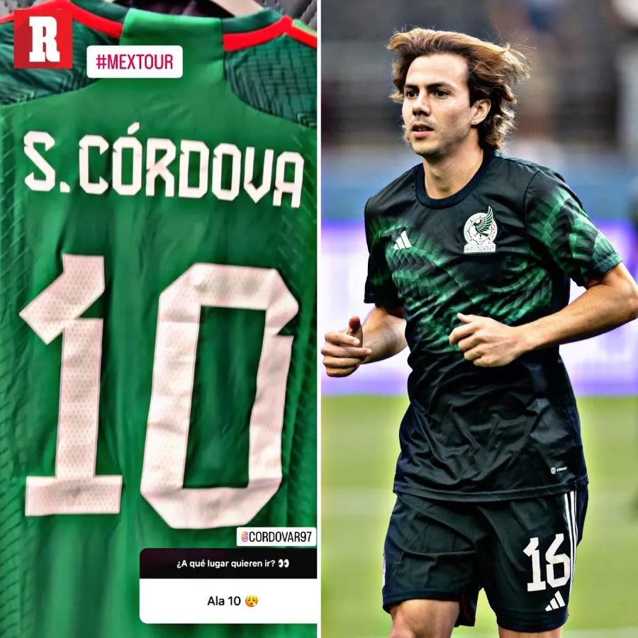 Sebastián Córdova portará el '10' del Tricolor