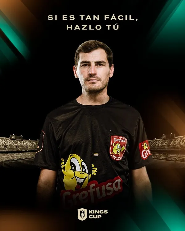 Casillas será el árbitro del torneo