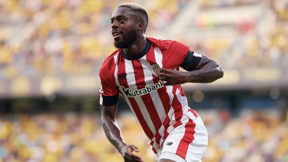 Williams celebrando un gol con el Bilbao