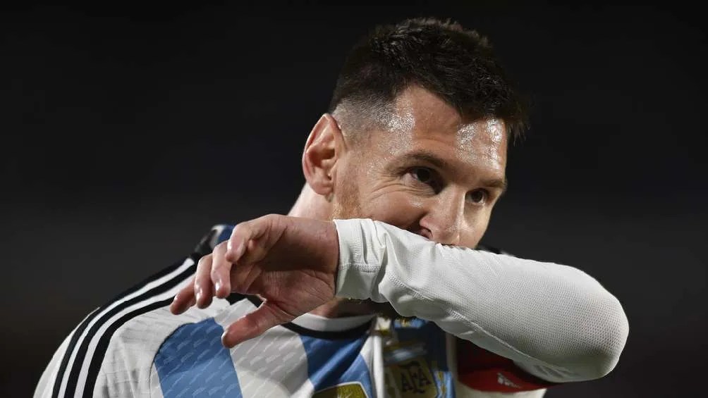 Messi tampoco vio el incidente