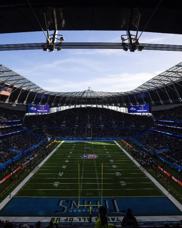 INSTAGRAM @tottenhamhotspurstadium Titans y Baltimore jugaron en Londres