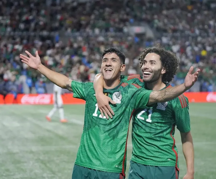 'Chino' en festejo con Antuna