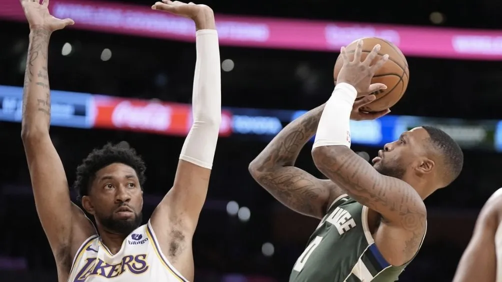 Lillard hizo su debut en pretemporada