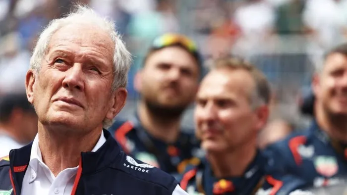 Helmut Marko en un Gran Premio