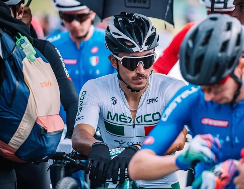 El ciclista mexicano en competición