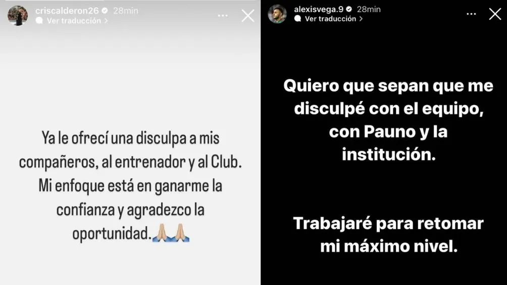 Los mensajes de los futbolistas en redes